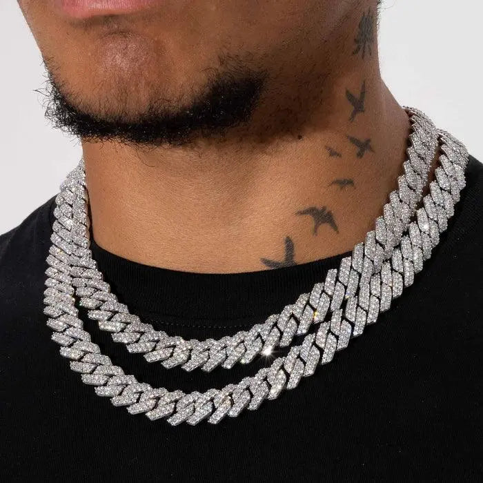 14MM VVS ICED OUT CUBAN CHAIN
