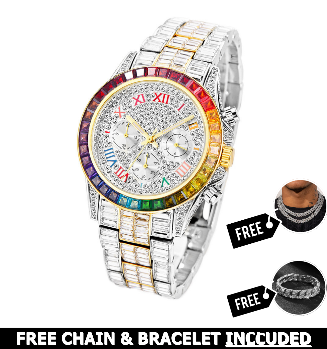 Eclipse Iced Out Watch