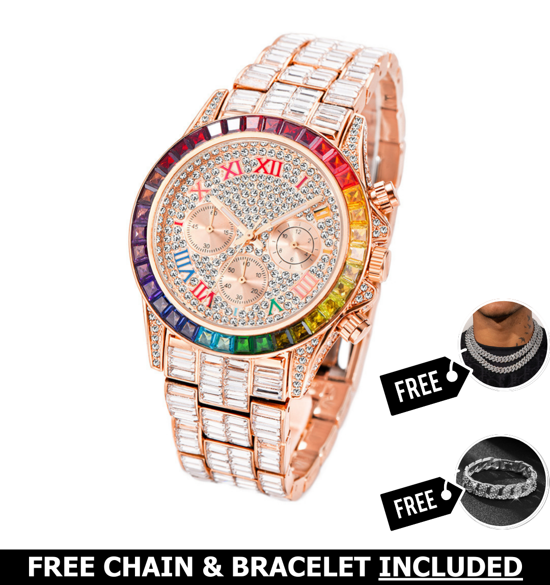 Eclipse Iced Out Watch