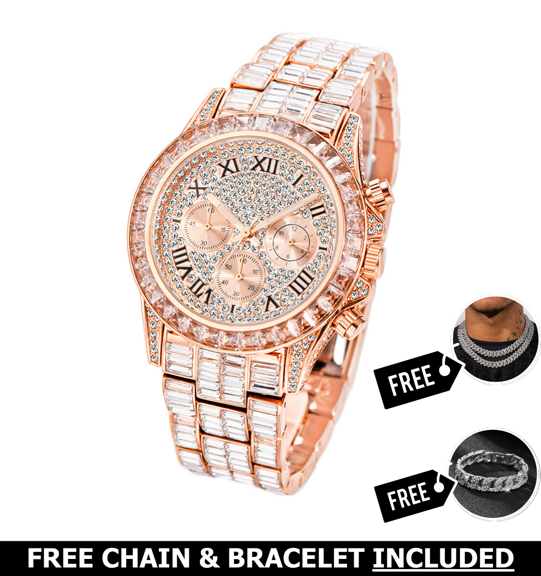 Eclipse Iced Out Watch