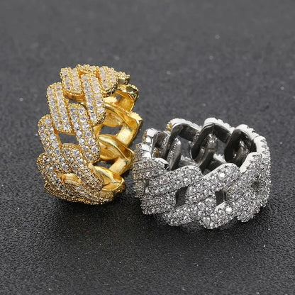 11MM ICED CUBAN RING