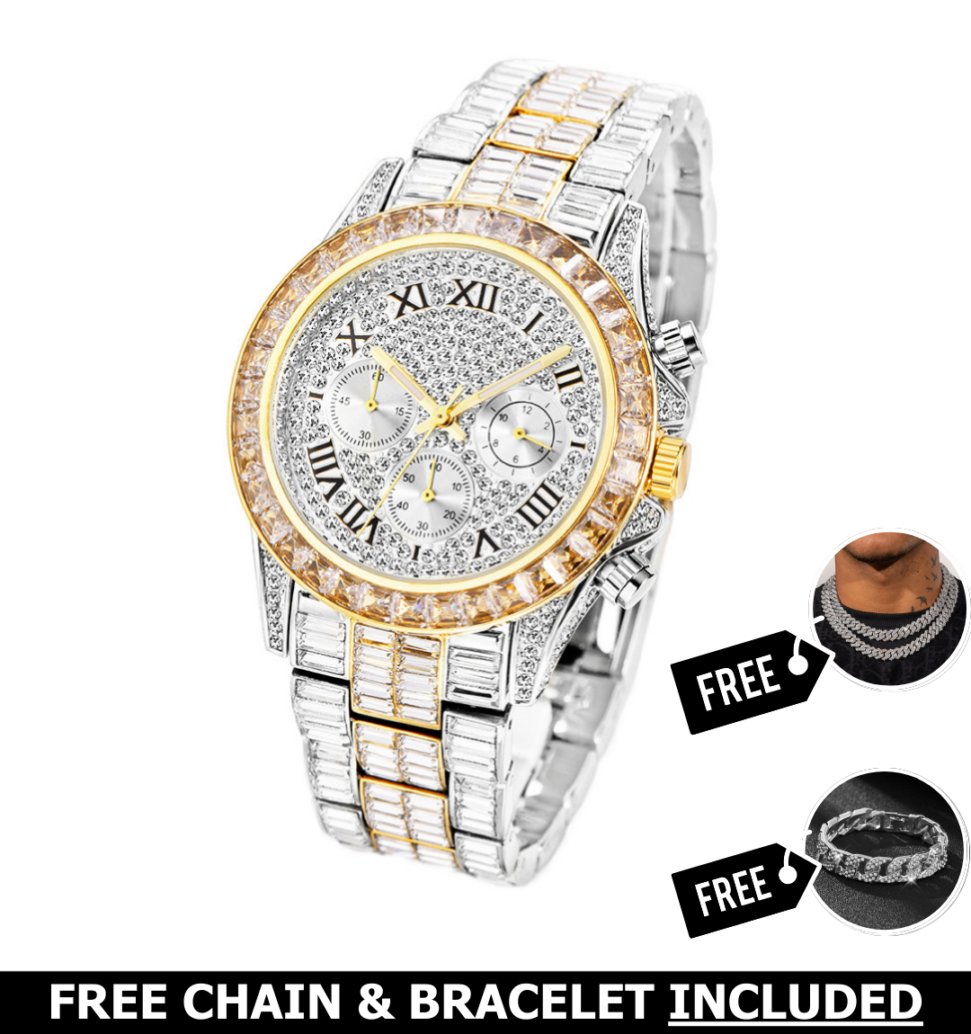 Eclipse Iced Out Watch