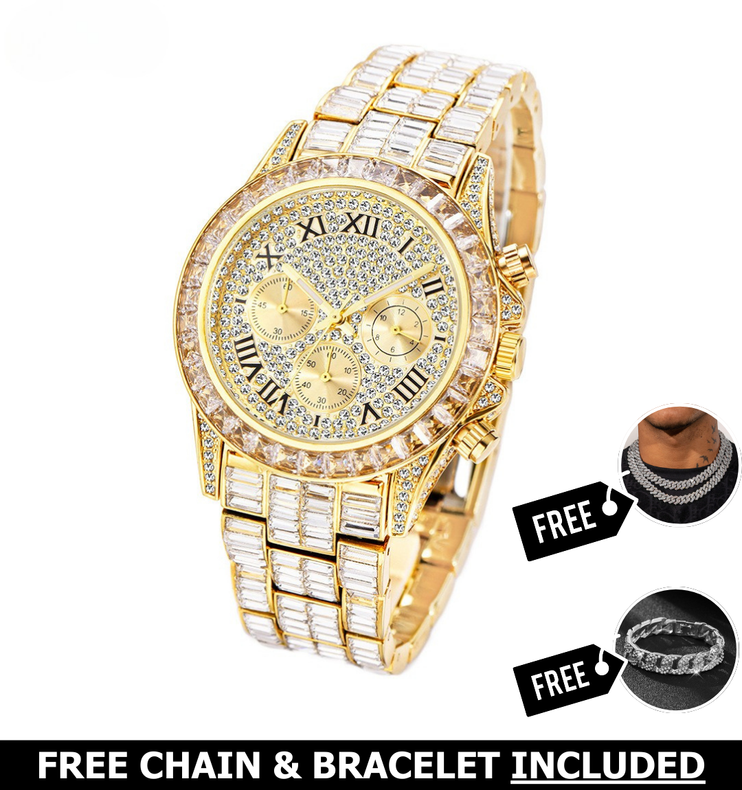 Eclipse Iced Out Watch