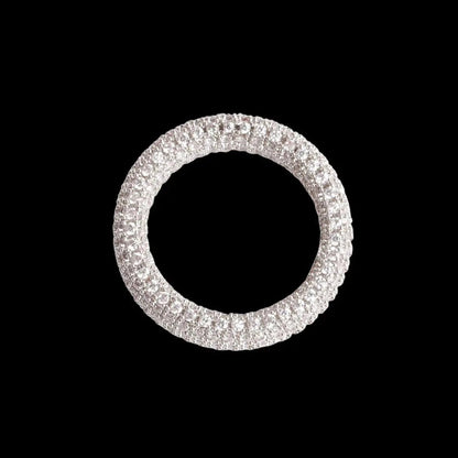 Stones of Round Iced Out Ring