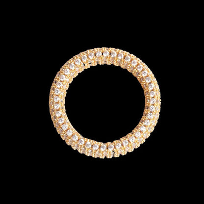 Stones of Round Iced Out Ring