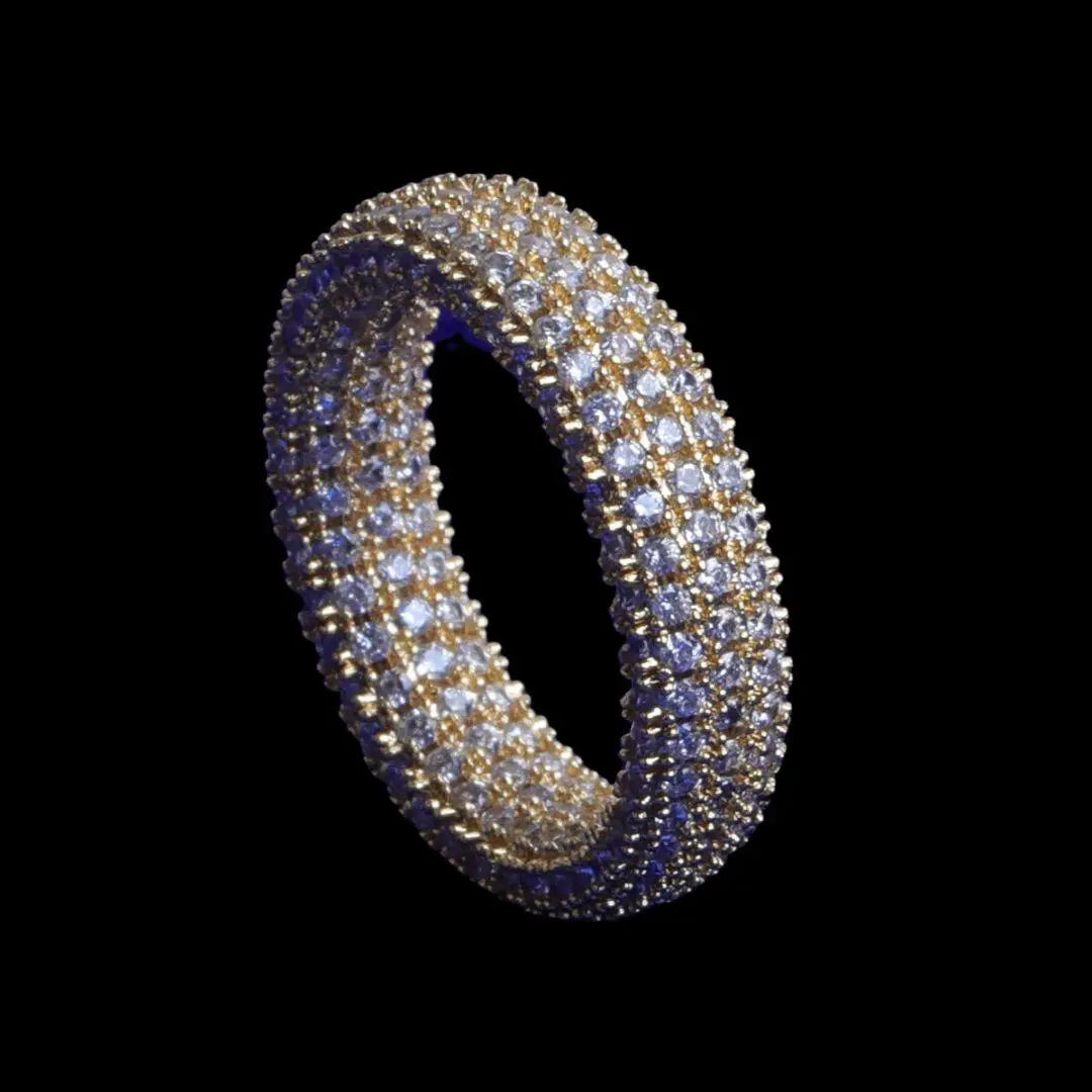 Stones of Round Iced Out Ring