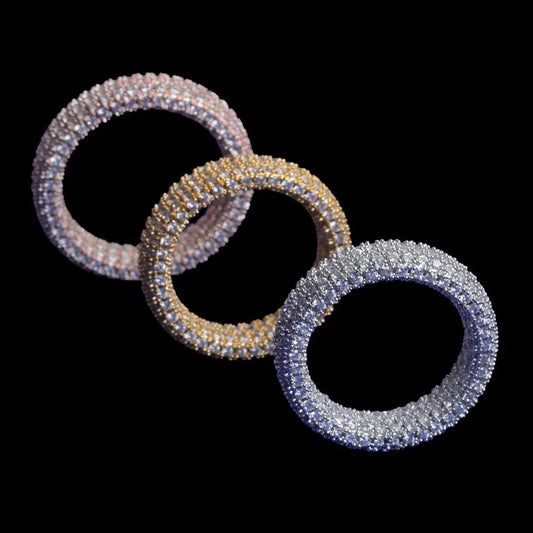 Stones of Round Iced Out Ring