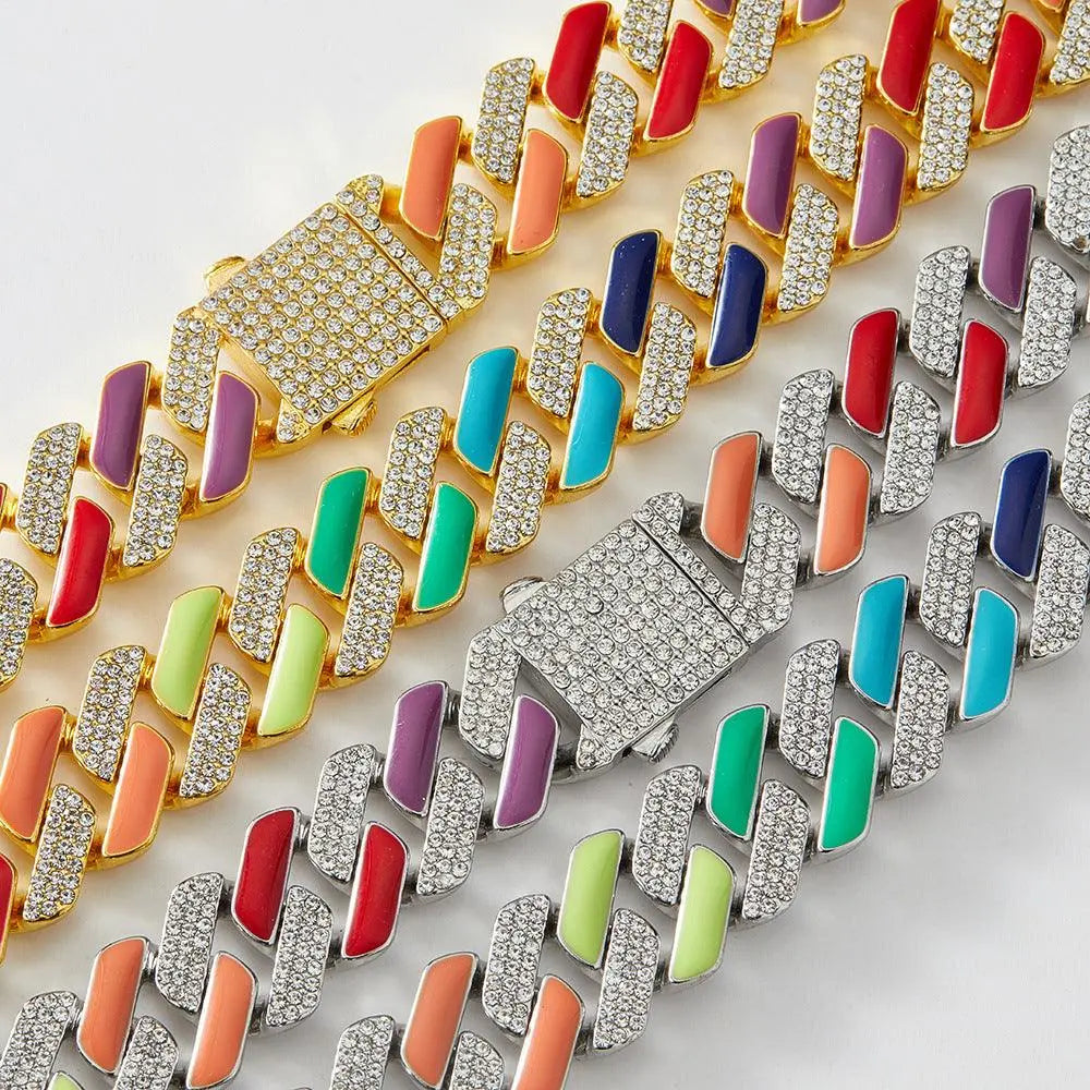 14MM GUMMY ICED OUT CUBAN CHAIN