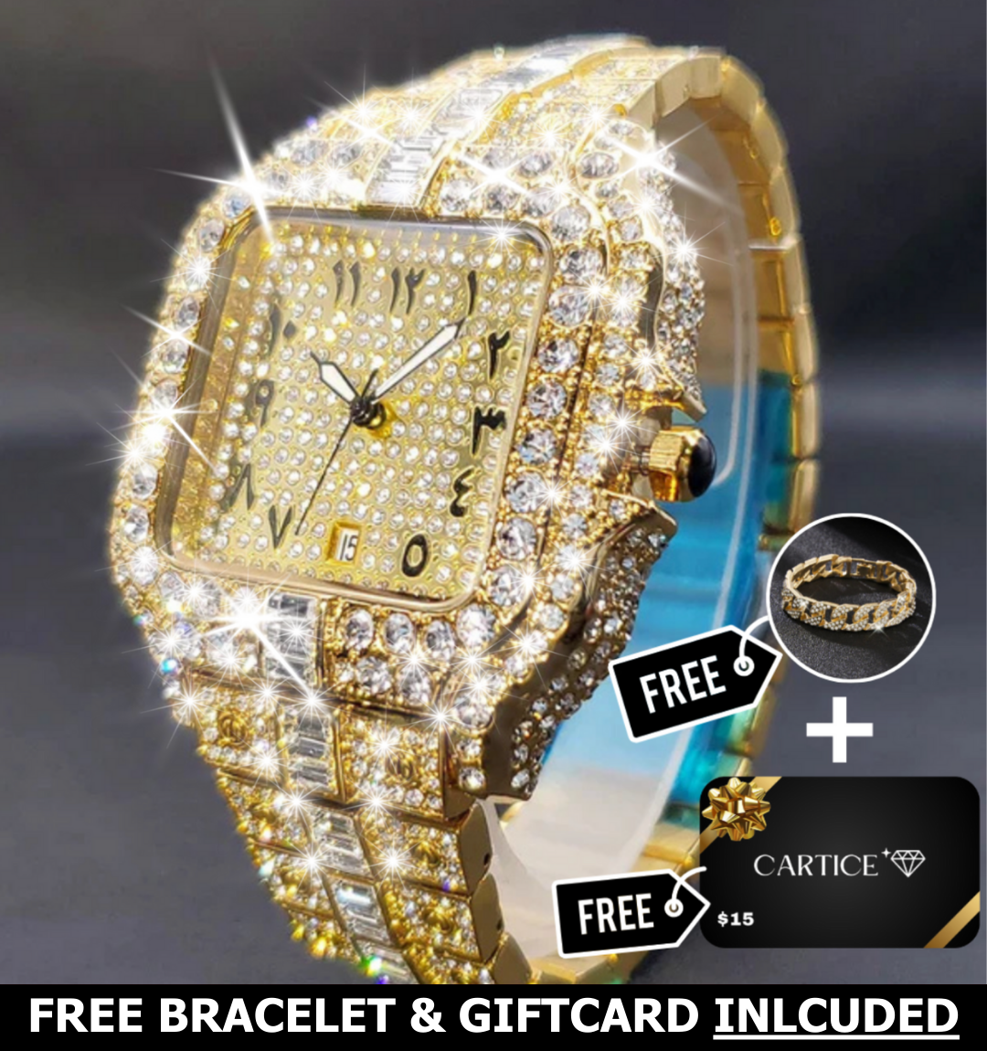 Arabic VVS Iced Out Watch
