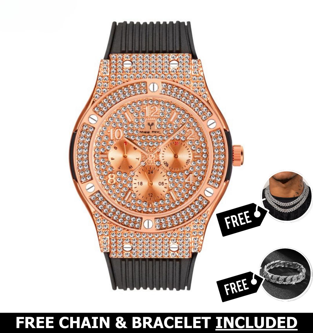 Grandeur Iced Out Watch