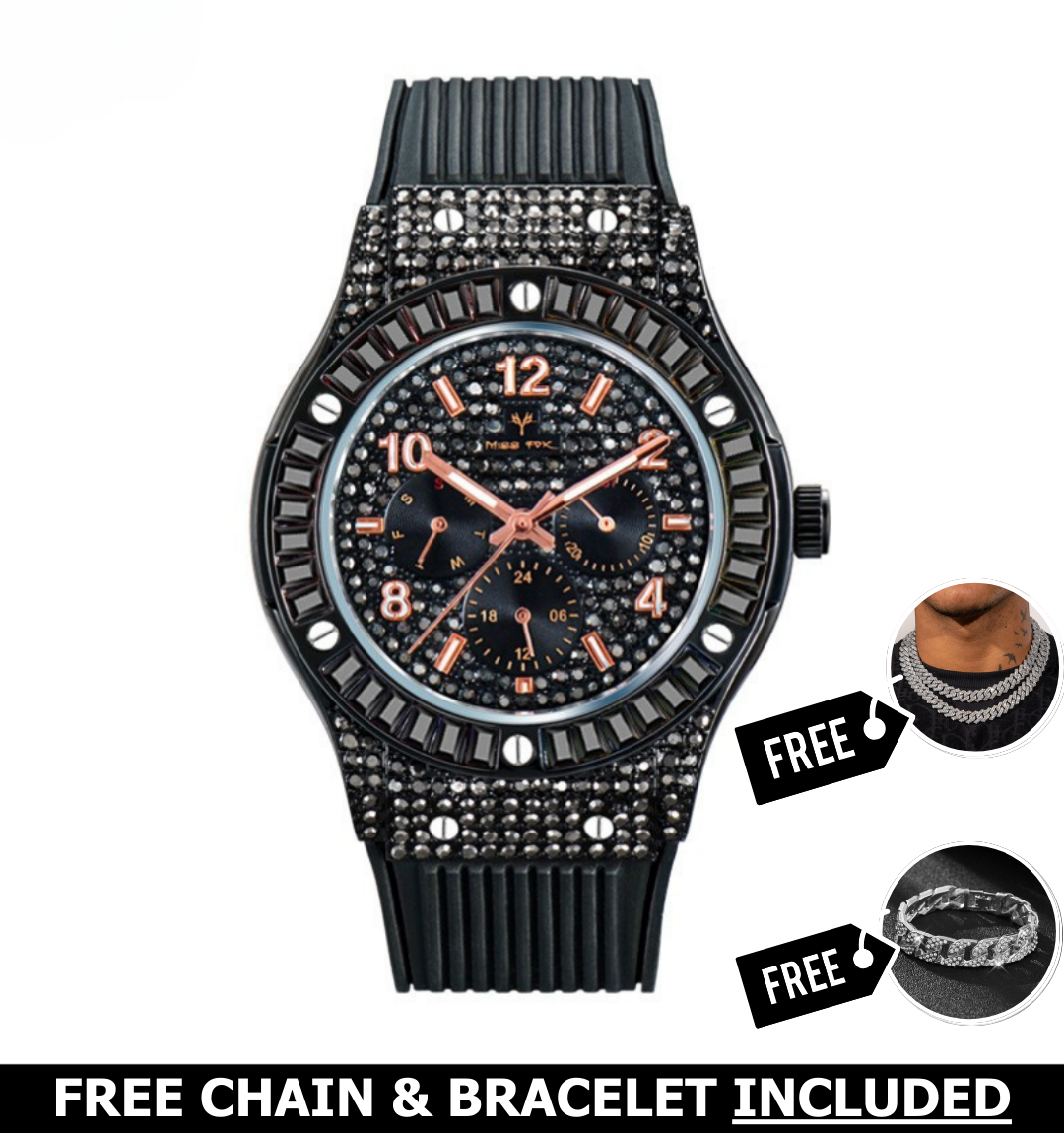 Opulent Iced Out Watch