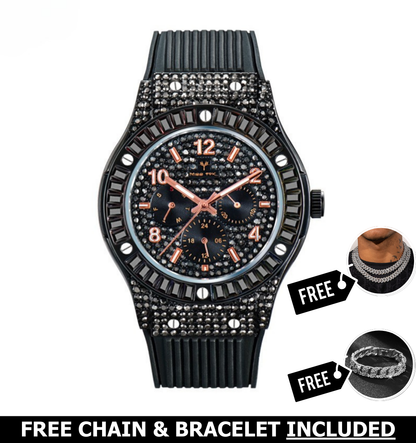 Opulent Iced Out Watch