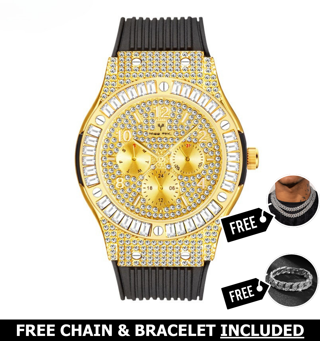 Opulent Iced Out Watch