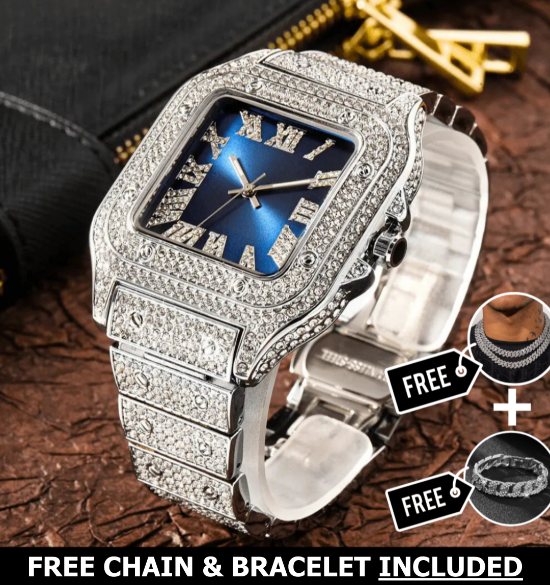 Cartice Blue Dial Watch 40MM