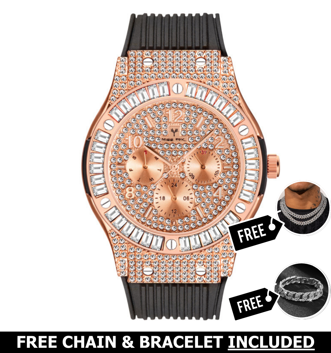 Opulent Iced Out Watch