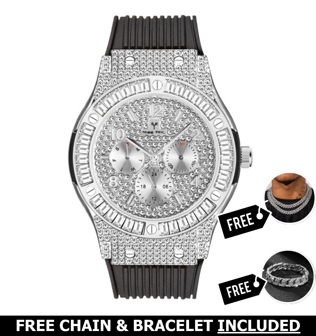 Opulent Iced Out Watch