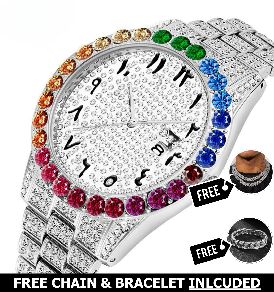 Storm Iced Out Watch