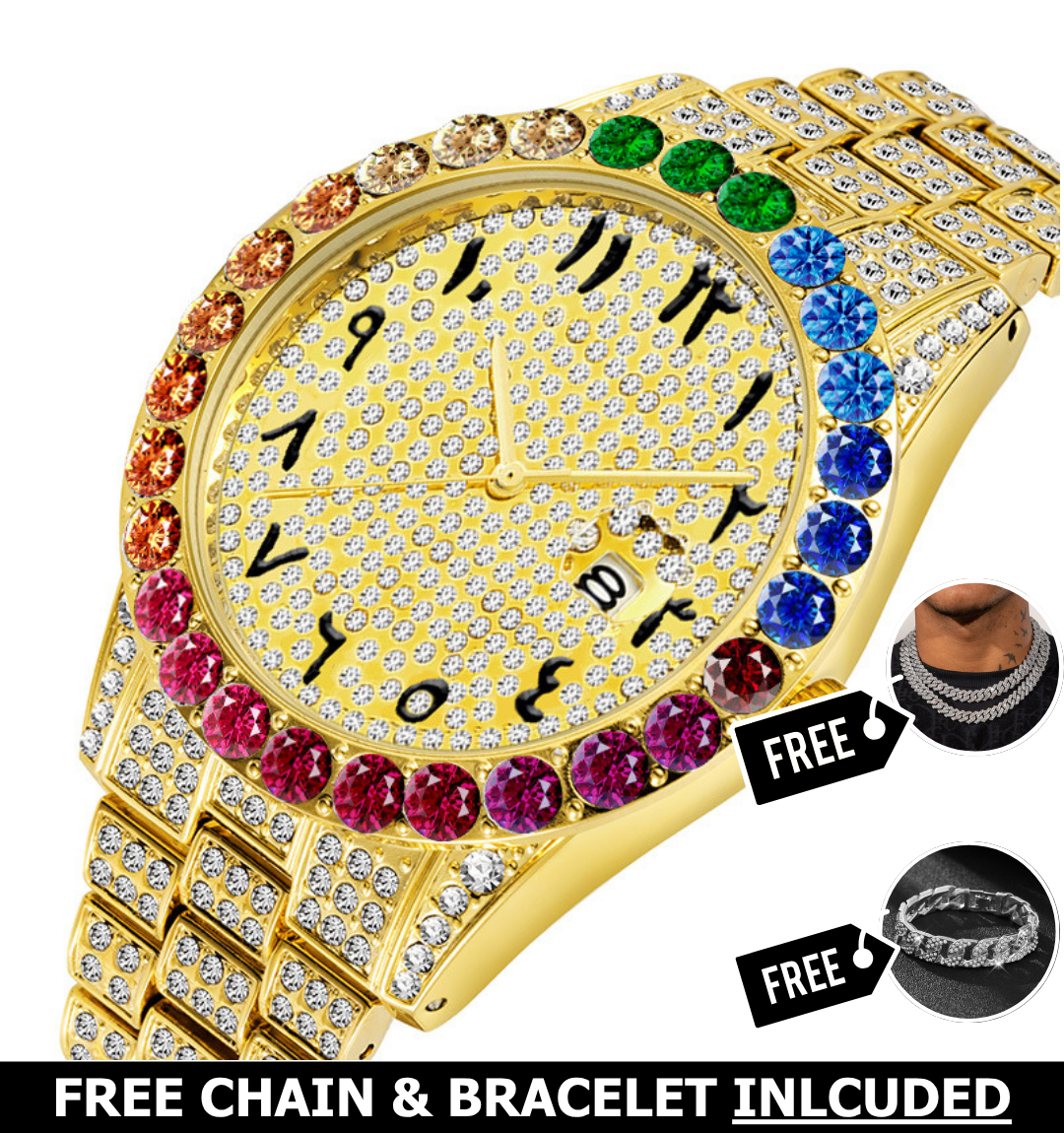 Storm Iced Out Watch