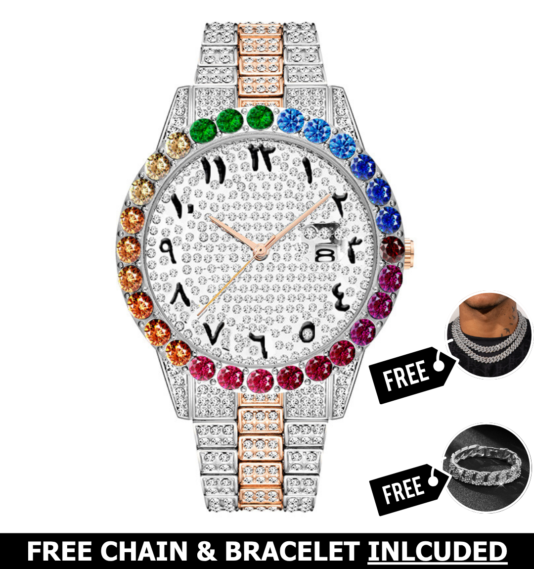 Storm Iced Out Watch