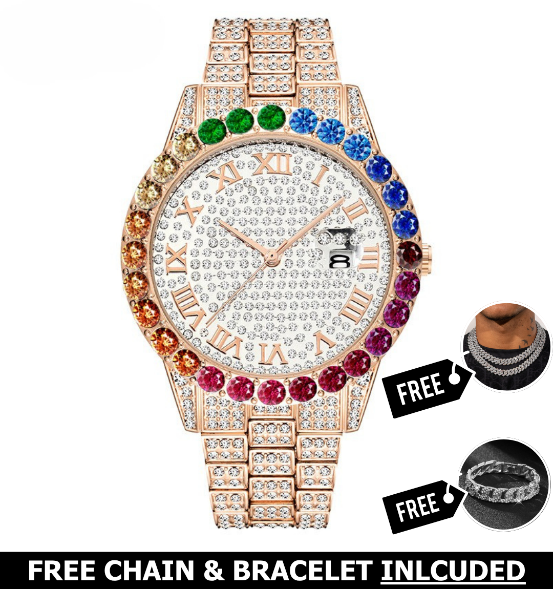 Storm Iced Out Watch