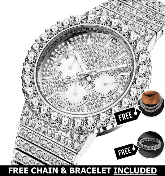 Celestial Iced Out Watch