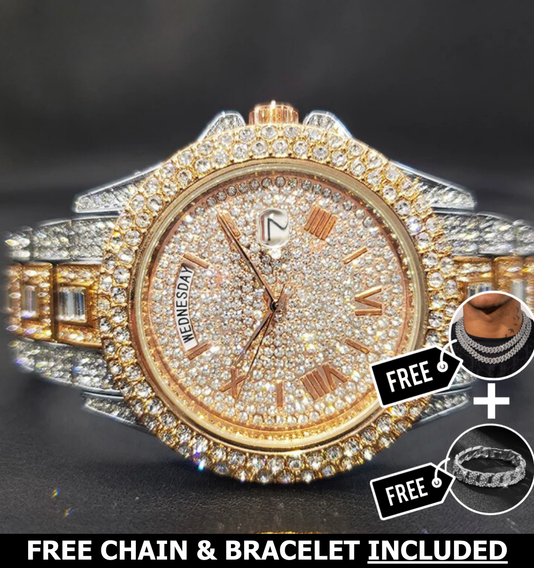 Regal Day-Date Iced Out Watch
