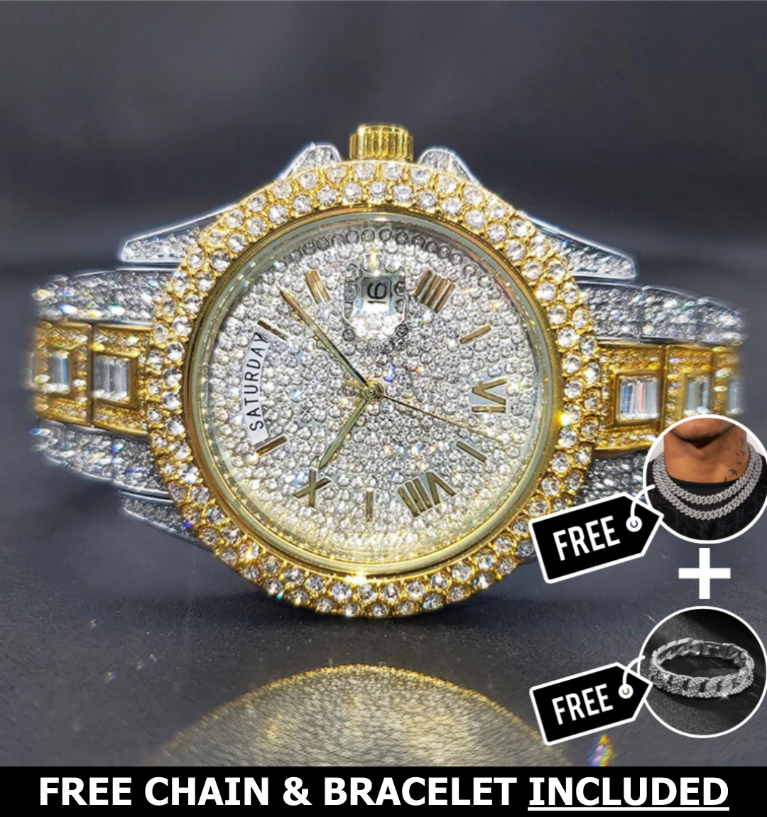 Regal Day-Date Iced Out Watch