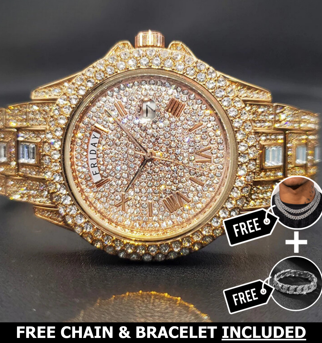 Regal Day-Date Iced Out Watch