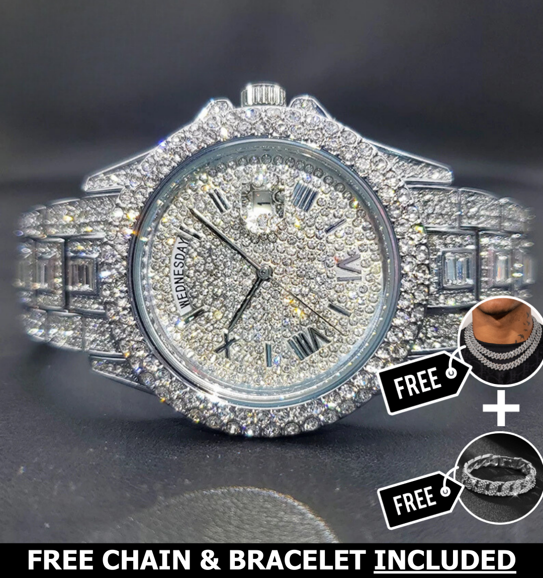 Regal Day-Date Iced Out Watch