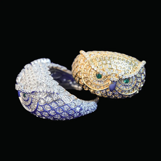 Owl Iced Out Ring