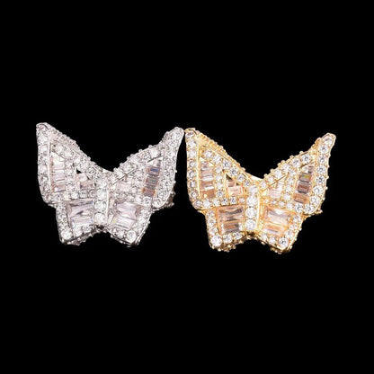 Butterfly Edition Baguette Tennis Iced Out Ring