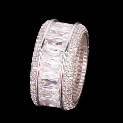Baguette Cut Iced Out Ring