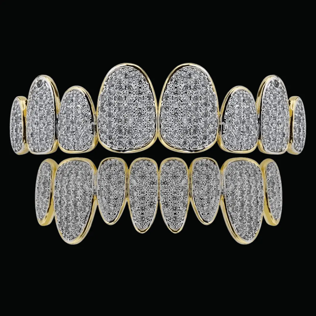 Punk Teeth Caps Iced Out Grillz