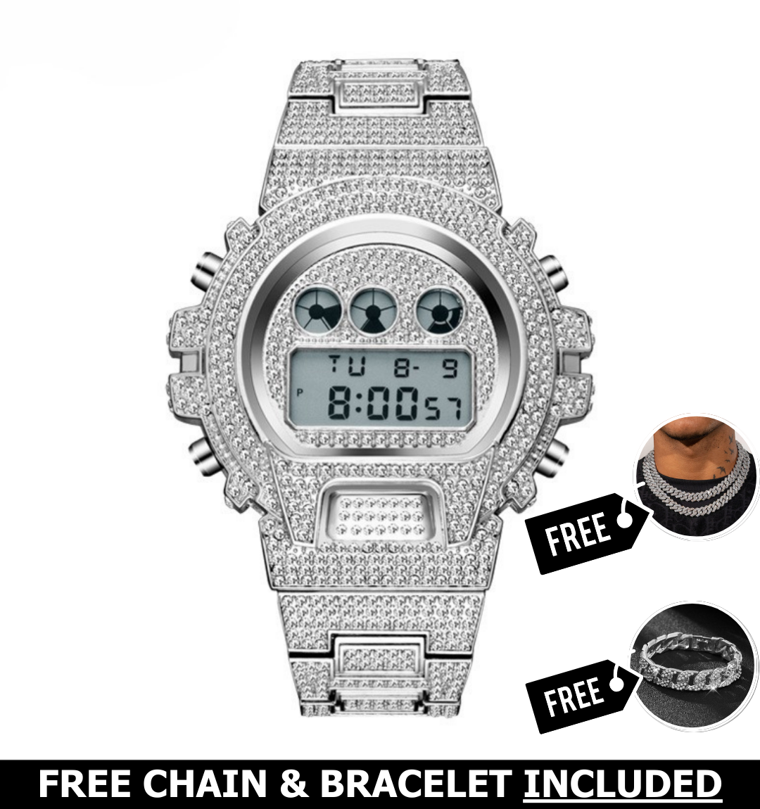 Magnus Iced Out Watch