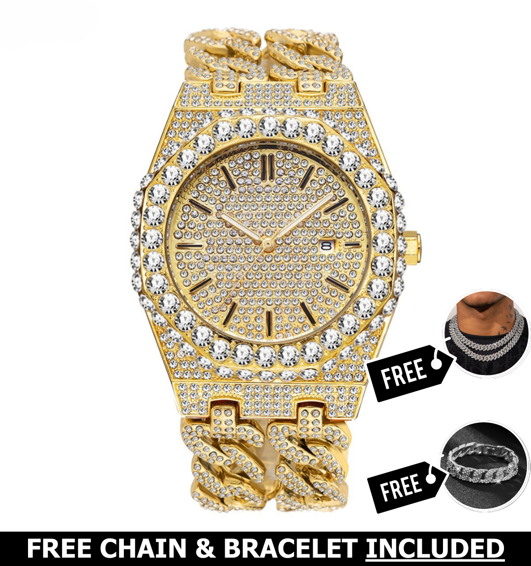 Helix Iced Out Watch