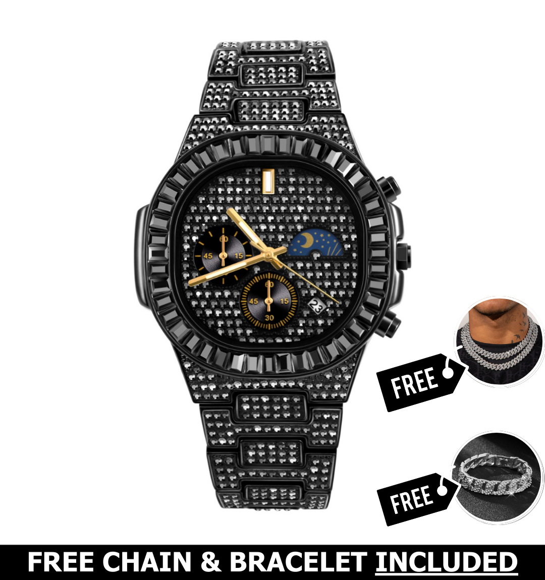 Solaris Iced Out Watch