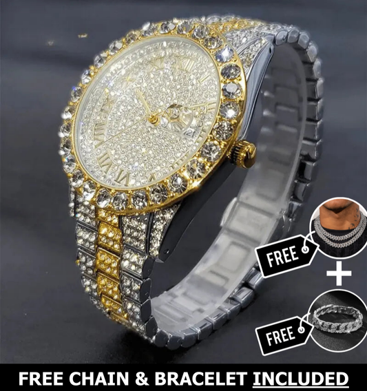 Khione Iced Out Watch