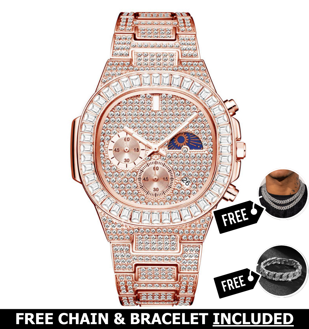 Solaris Iced Out Watch