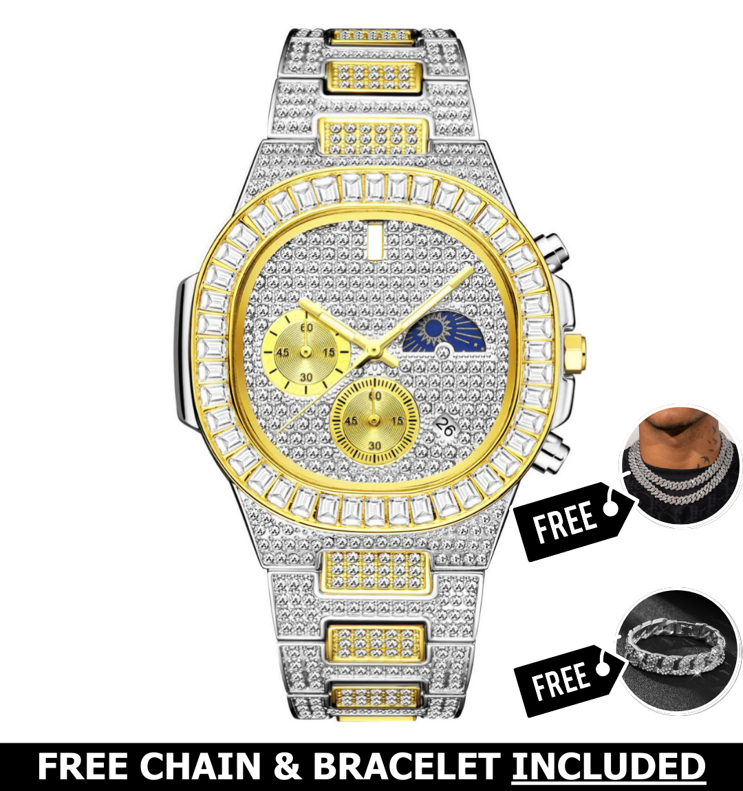 Solaris Iced Out Watch