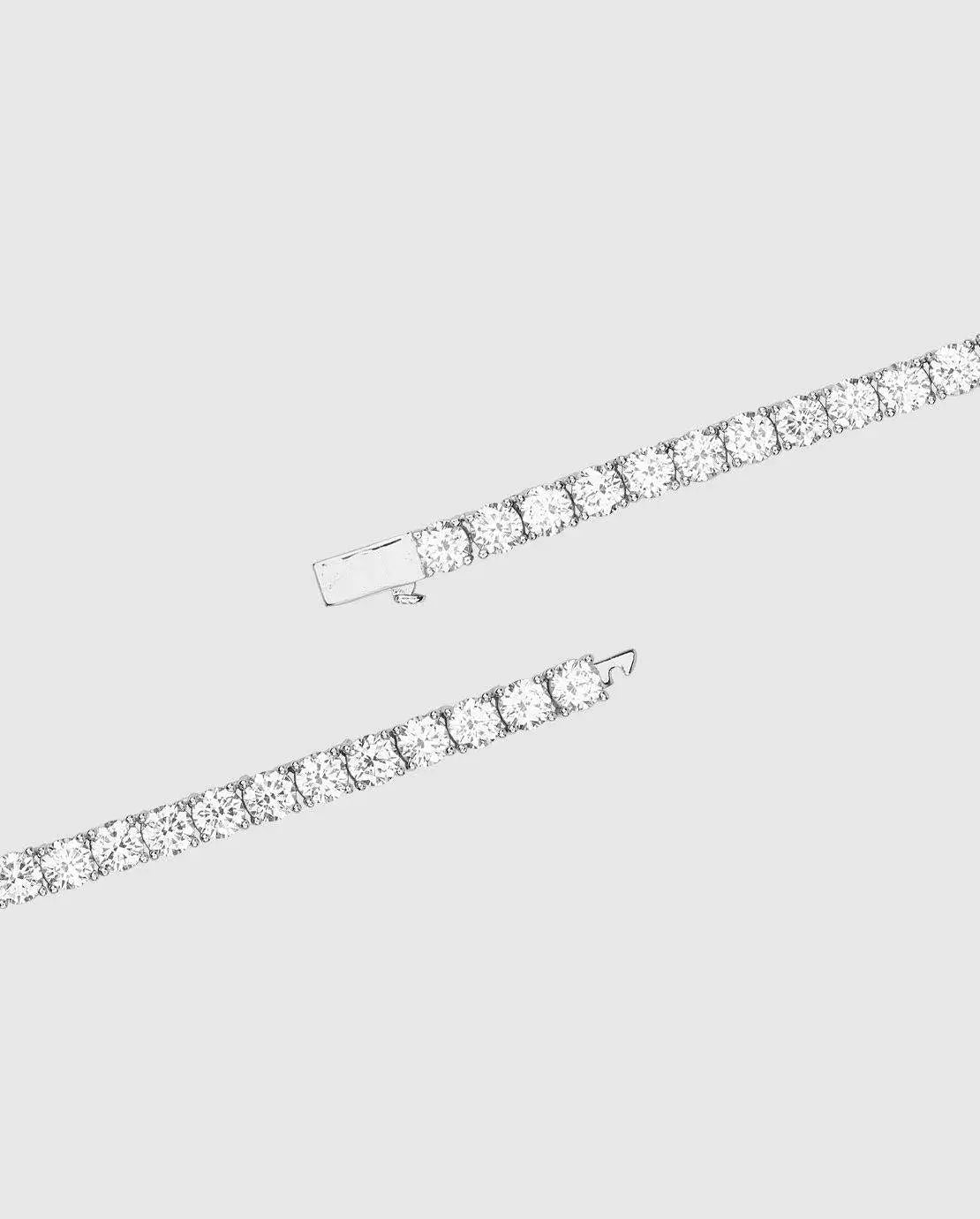 5mm Tennis Bracelet - White Gold