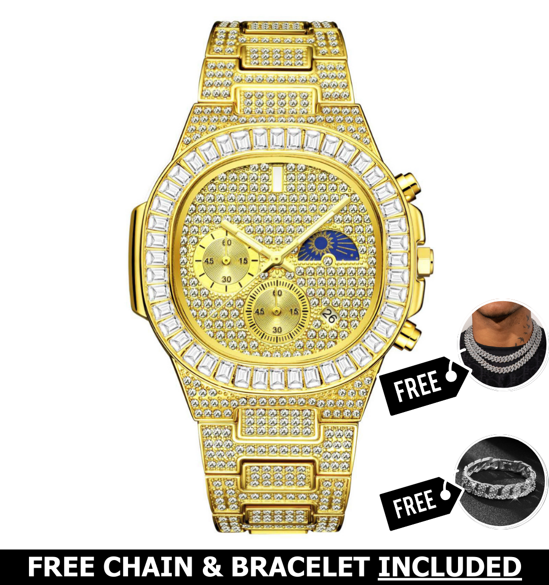 Solaris Iced Out Watch