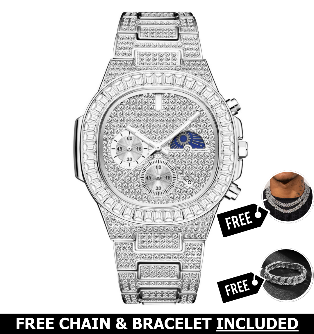 Solaris Iced Out Watch