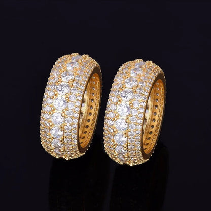 Tennis and Stones Iced Out Ring