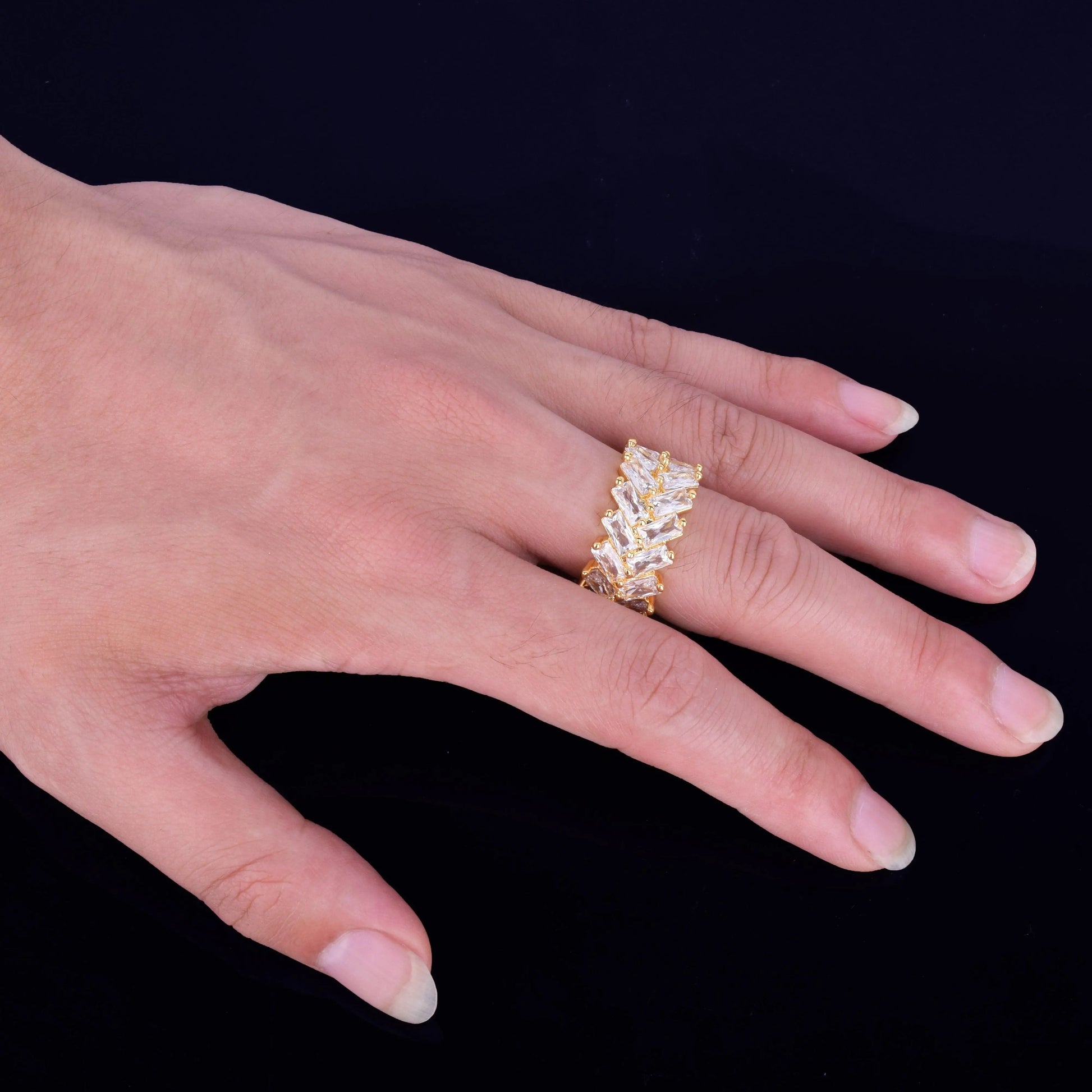 Baguette Edition Iced Out Ring
