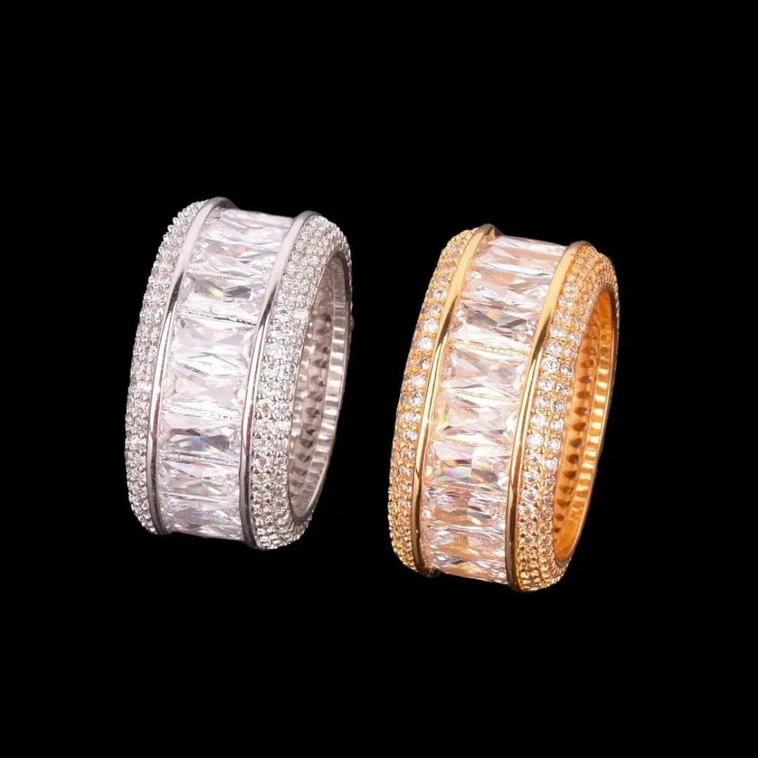 Baguette Cut Iced Out Ring