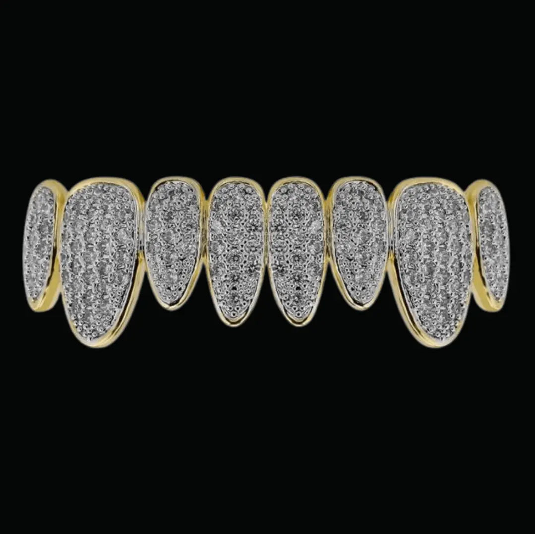 Punk Teeth Caps Iced Out Grillz