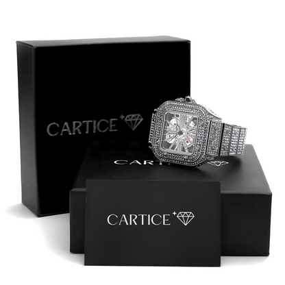 Skeleton VVS Iced Out Watch