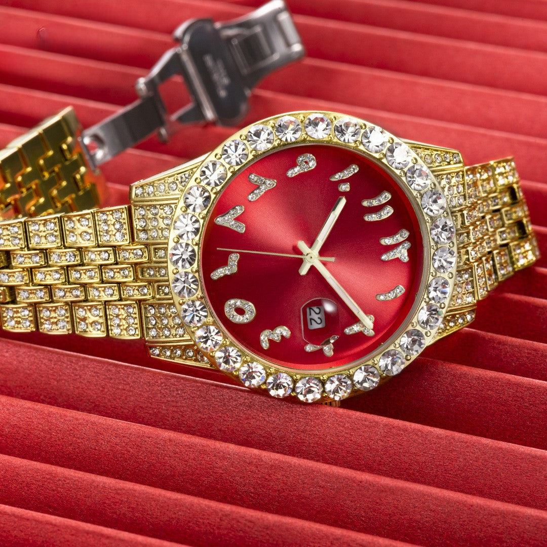 Nexis Arabic Iced Out Watch
