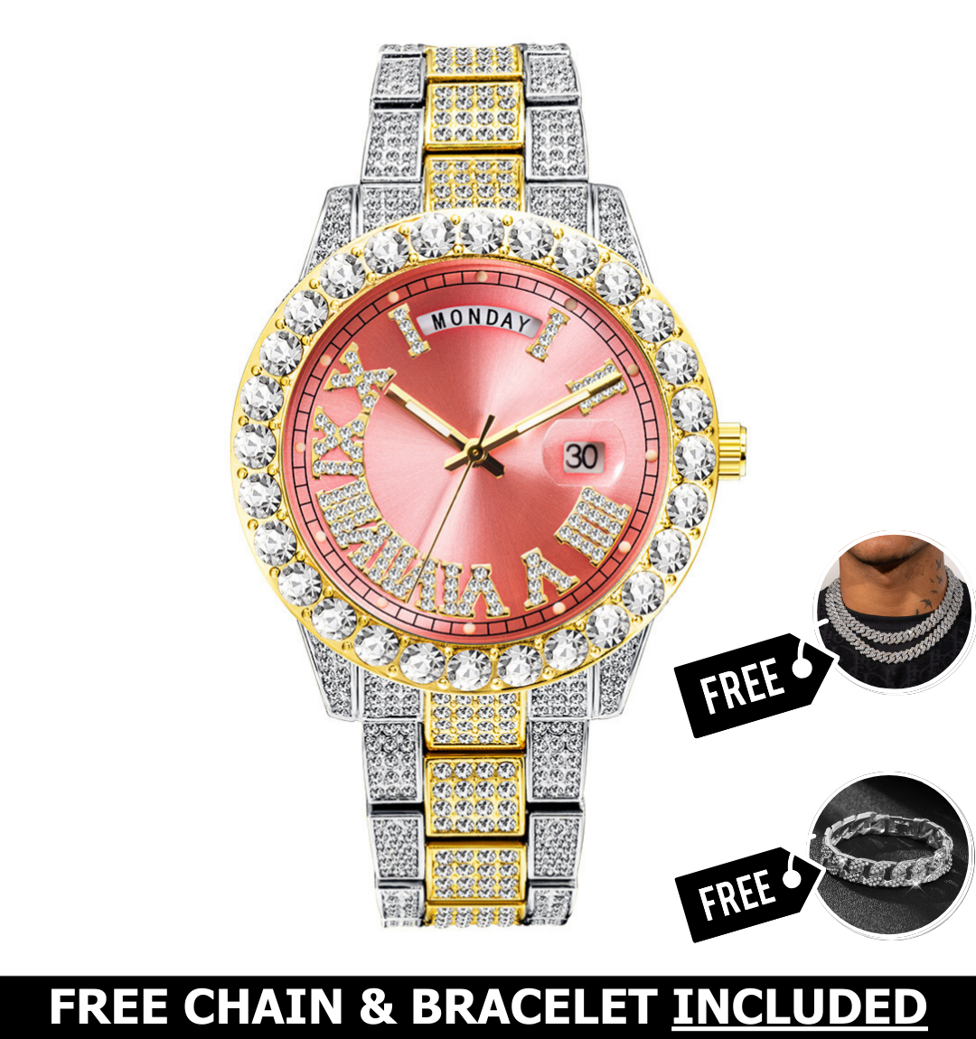 Armani Iced Out Watch