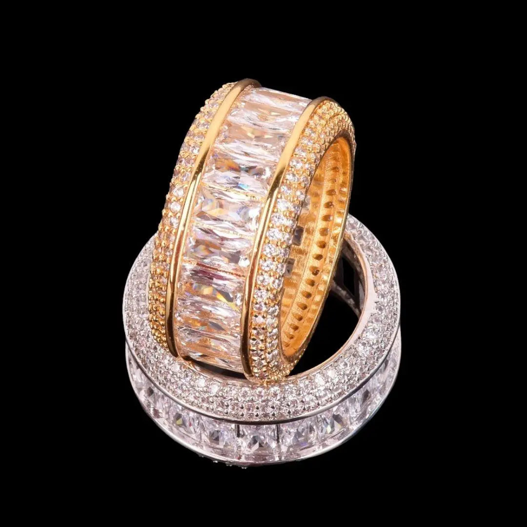 Baguette Cut Iced Out Ring